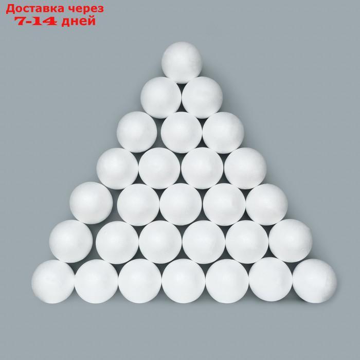 Набор шаров из пенопласта, 7 см, 27 штук - фото 2 - id-p227112974