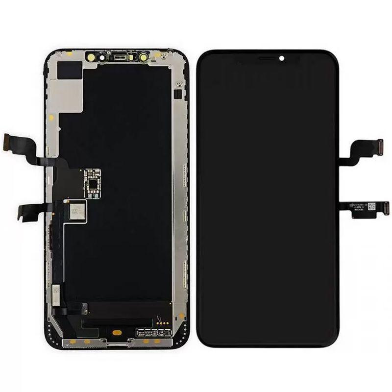 Дисплей для iPhone XS Max + тачскрин черный с рамкой (OLED LCD) - фото 1 - id-p227179183