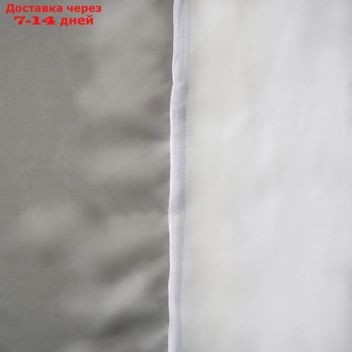 Комплект штор для кухни Лидия 250*160 см, серый, пэ - фото 2 - id-p227107409