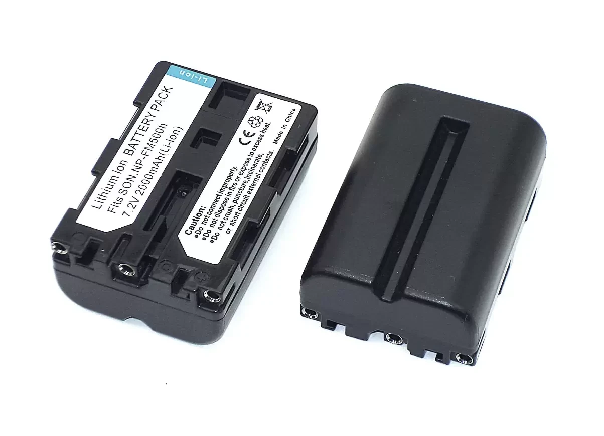 Аккумулятор NP-FM500H для фото и видеокамеры Sony DSLR-A100, 7.2В, 2000мАч - фото 1 - id-p227179196