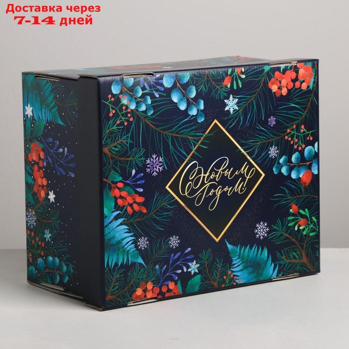 Складная коробка "Новогоднее волшебство", 31,2 × 25,6 × 16,1 см - фото 2 - id-p227099954
