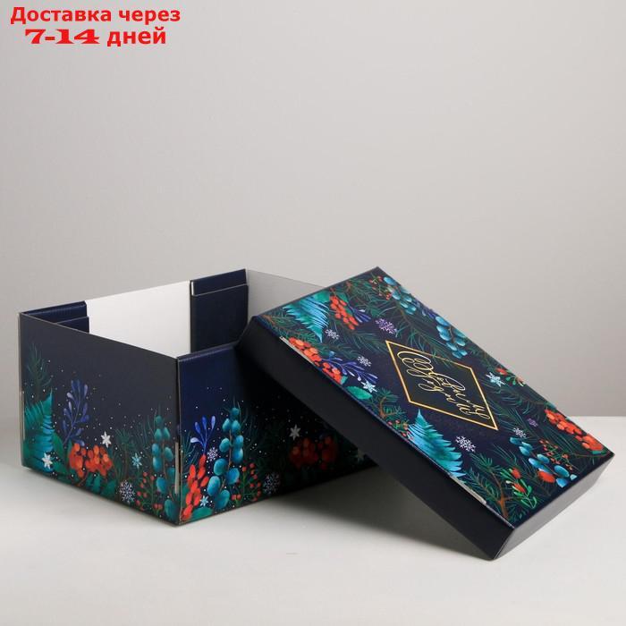 Складная коробка "Новогоднее волшебство", 31,2 × 25,6 × 16,1 см - фото 4 - id-p227099954