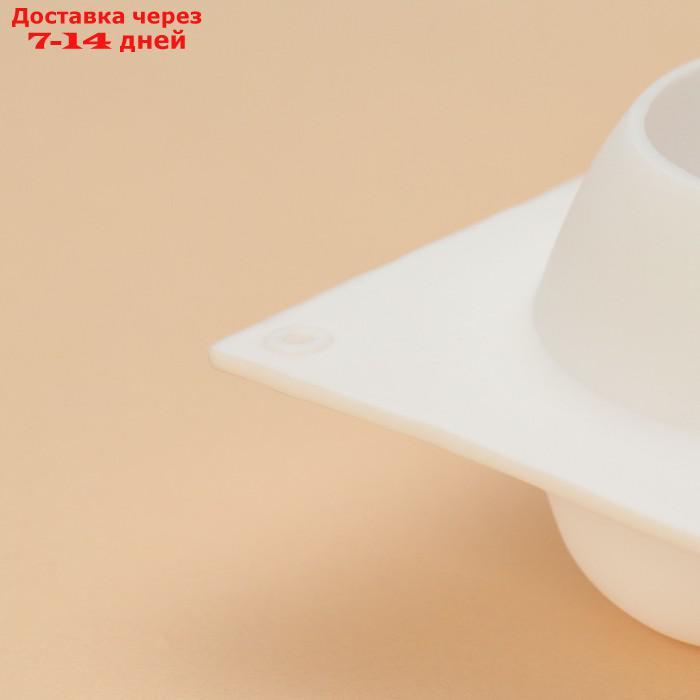 Форма для муссовых десертов и выпечки Доляна "Яблоко", 29×7 см, 6 ячеек, цвет белый - фото 6 - id-p227013848