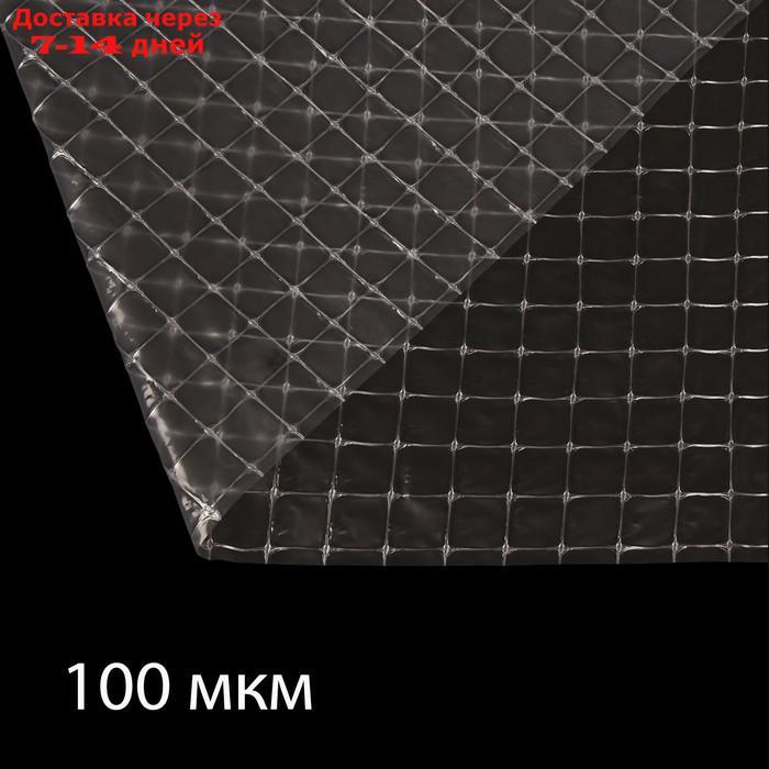 Плёнка полиэтиленовая, армированная леской, толщина 100 мкм, 10 × 2 м, УФ - фото 1 - id-p227130985