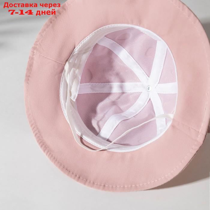 Панама для девочки "Коровка" MINAKU цвет розовый, р-р 50 - фото 3 - id-p227111200