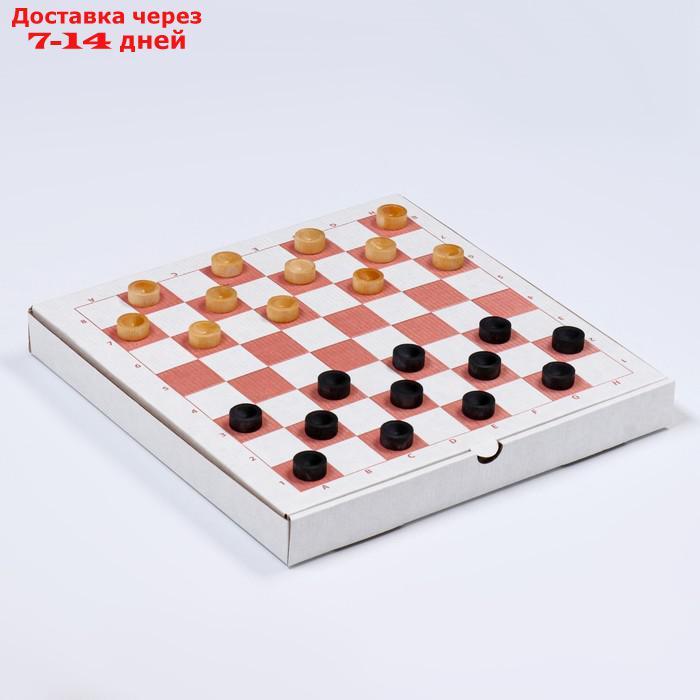 Настольная игра 3 в 1: шахматы, шашки, нарды, деревянные фигуры, доска 29.5 х 29.5 см - фото 3 - id-p227128005