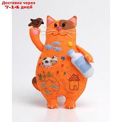 Набор для создания игрушки из фетра+раскраска"Молочный Кот" ПХИ-1703