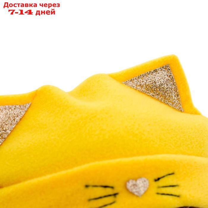 Мягкая игрушка "Сова Соня", в шапке котёнка, 20 см - фото 7 - id-p226959429