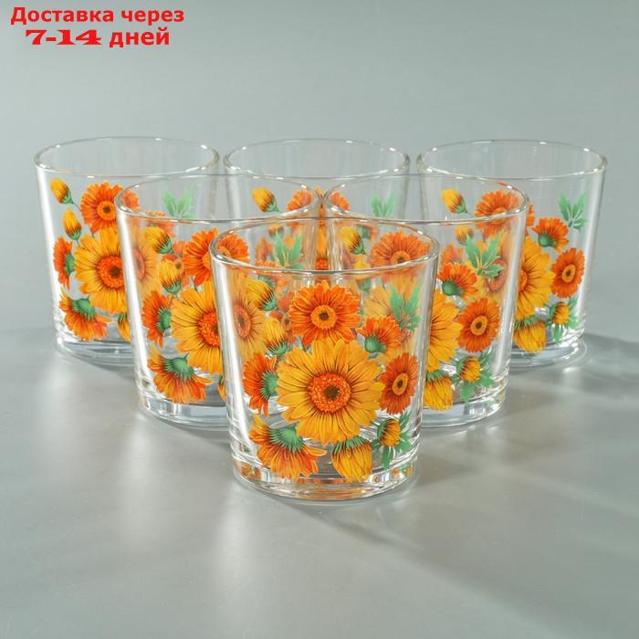 Набор стаканов 210 мл "Букеты" для коктейля, 6 шт, МИКС - фото 5 - id-p227013861