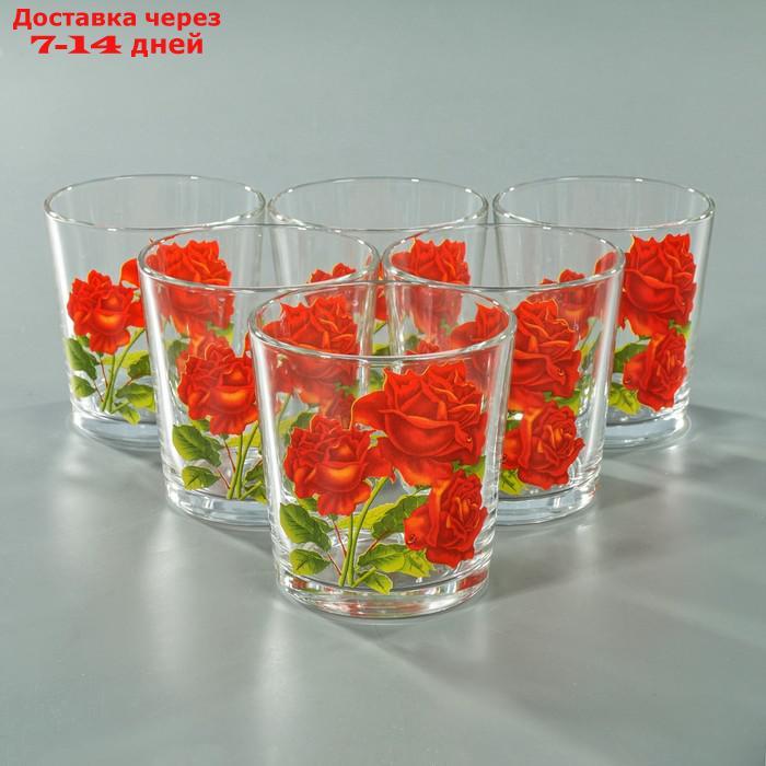 Набор стаканов 210 мл "Букеты" для коктейля, 6 шт, МИКС - фото 6 - id-p227013861
