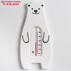 Термометр "Мишка", цвет белый