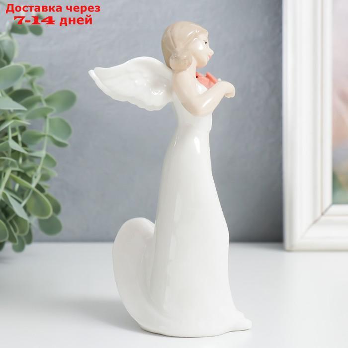 Сувенир керамика "Девушка-ангел скрипачка" 15х9х7,5 см - фото 2 - id-p226968441