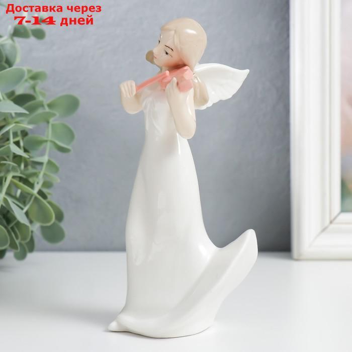 Сувенир керамика "Девушка-ангел скрипачка" 15х9х7,5 см - фото 4 - id-p226968441
