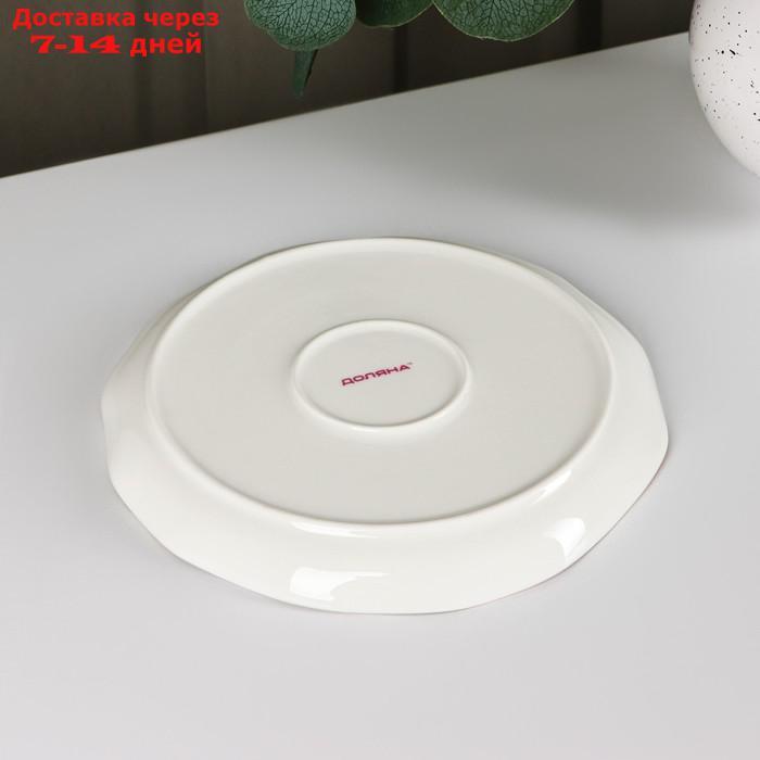 Тарелка пирожковая Доляна "Млечный путь", d=19 см, цвет серый - фото 6 - id-p227121841