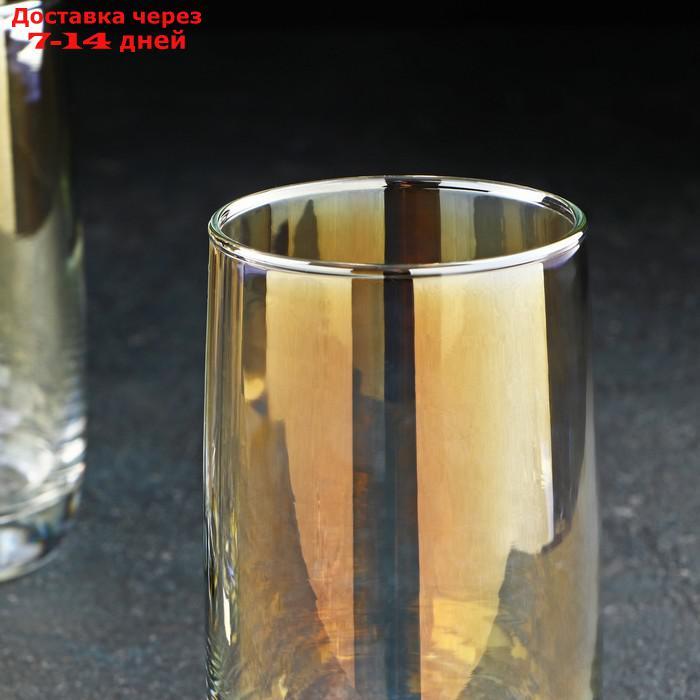 Набор стаканов высоких 330 мл "Золотистый хамелеон", 4 шт - фото 4 - id-p227125008