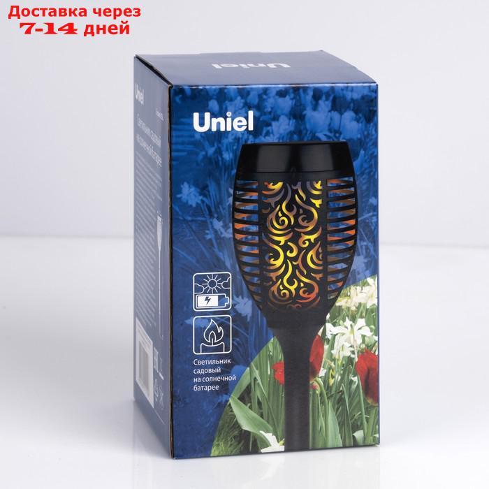 Фонарь садовый на солнечной батарее Uniel "Факел маленький", "эффект пламени", IP44, 490 мм - фото 10 - id-p227004920