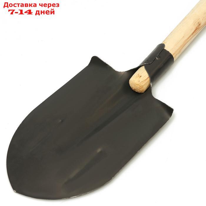 Лопата штыковая, острая, деревянный черенок 1 сорт - фото 3 - id-p227095086