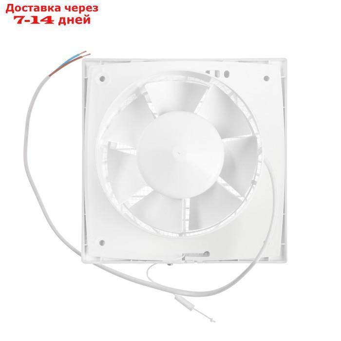 Вентилятор вытяжной "КосмоВент" В125ВКИ, d=125 мм, 33-41 дБ, с выключателем, с индикатором - фото 3 - id-p227131026