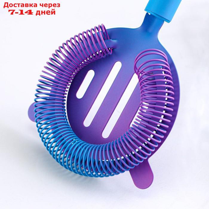 Стрейнер Flume с ушками, 20 см, цвет сине-фиолетовый - фото 2 - id-p227121857