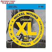 Струны для электрогитары D`Addario EXL125 XL NICKEL WOUND Super Light 9-46