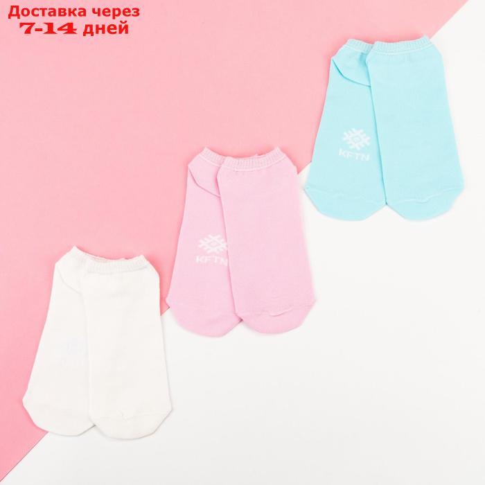 Набор женских носков укороченных KAFTAN "Nude", (3 пары) , р. 36-39 (23-25 см) - фото 1 - id-p227005187