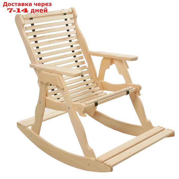 Кресло-качалка на ленте, 70×130×120см, из липы, "Добропаровъ" - фото 1 - id-p227095091