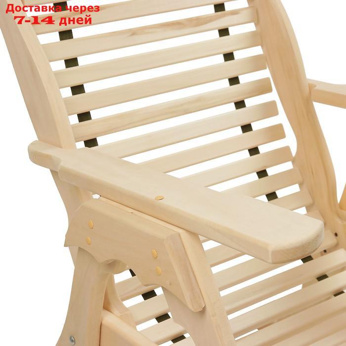 Кресло-качалка на ленте, 70×130×120см, из липы, "Добропаровъ" - фото 2 - id-p227095091