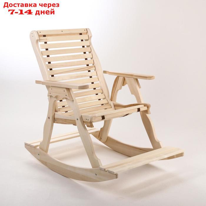 Кресло-качалка на ленте, 70×130×120см, из липы, "Добропаровъ" - фото 5 - id-p227095091
