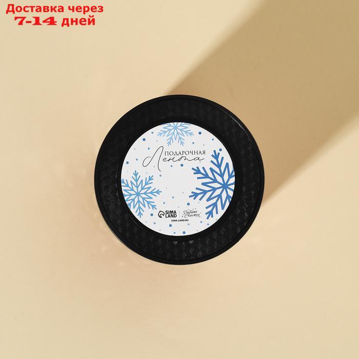Лента для декора и подарков "Снежинки", красная, 0.5 см × 500м - фото 3 - id-p227118065