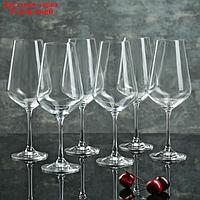 Набор бокалов для вина Bohemia Crystal "Сандра", 550 мл, 6 шт