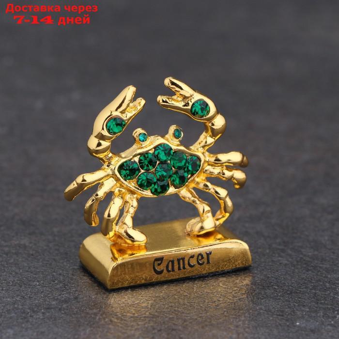 Сувенир знак зодиака "Рак", с кристаллами - фото 1 - id-p227121870