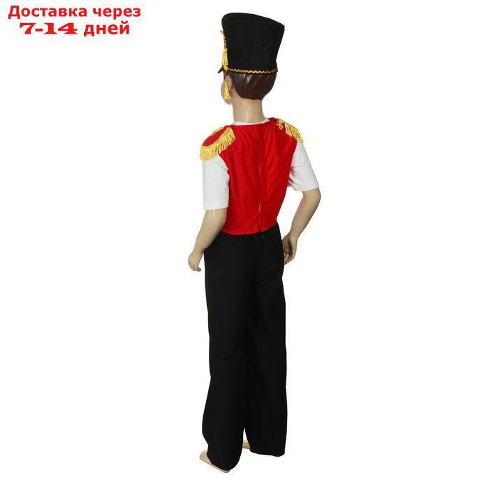 Детский карнавальный костюм "Гусар", люкс, 5-7 лет, рост 122-134 см - фото 2 - id-p226946320