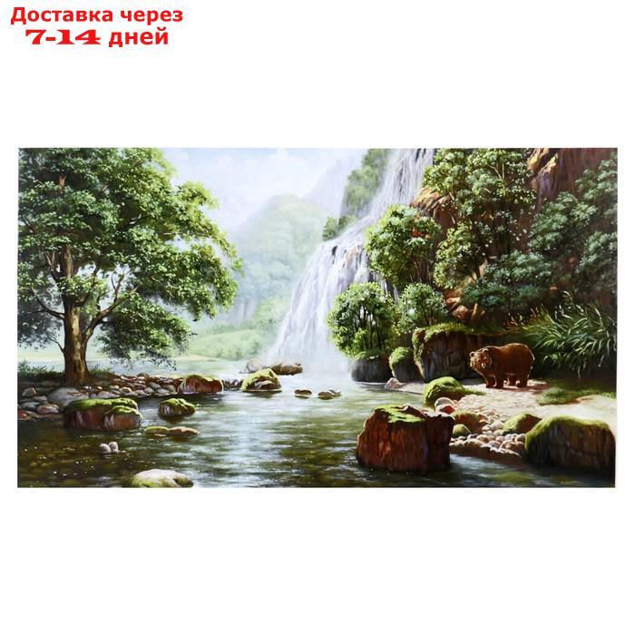 Картина-холст на подрамнике "Спуск к реке" 60х100 см - фото 1 - id-p226968481