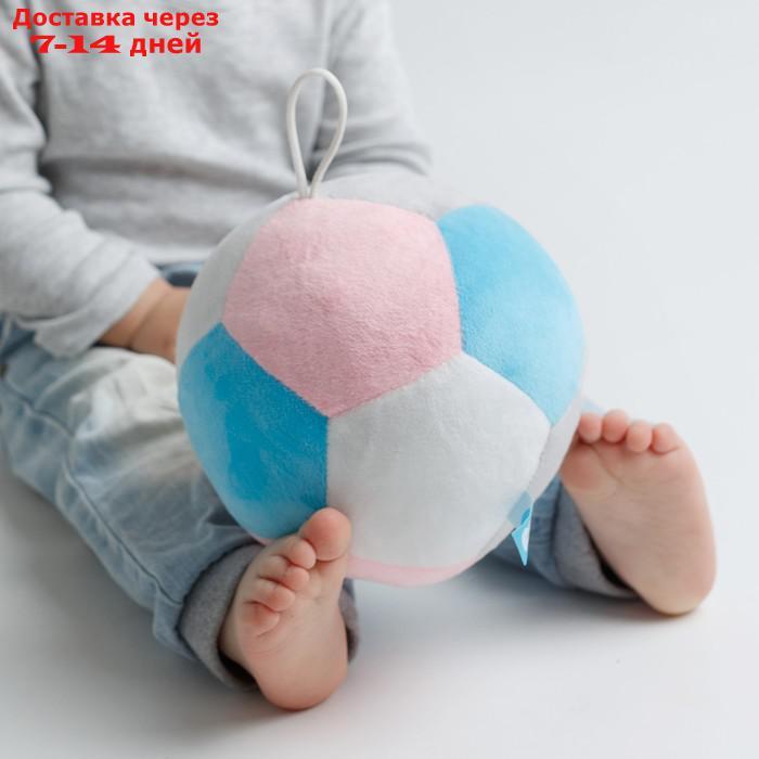 Мягкая игрушка "Мячик "Футбол 1", с погремушкой внутри - фото 5 - id-p227130055