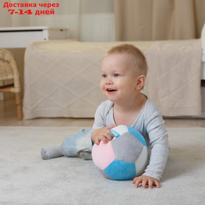 Мягкая игрушка "Мячик "Футбол 1", с погремушкой внутри - фото 7 - id-p227130055