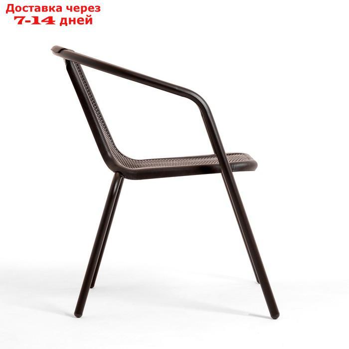 Набор садовой мебели: стол + 4 кресла, черный - фото 2 - id-p227113125