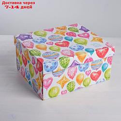 Складная коробка "Яркие шары", 31 х 25,5 х 16 см
