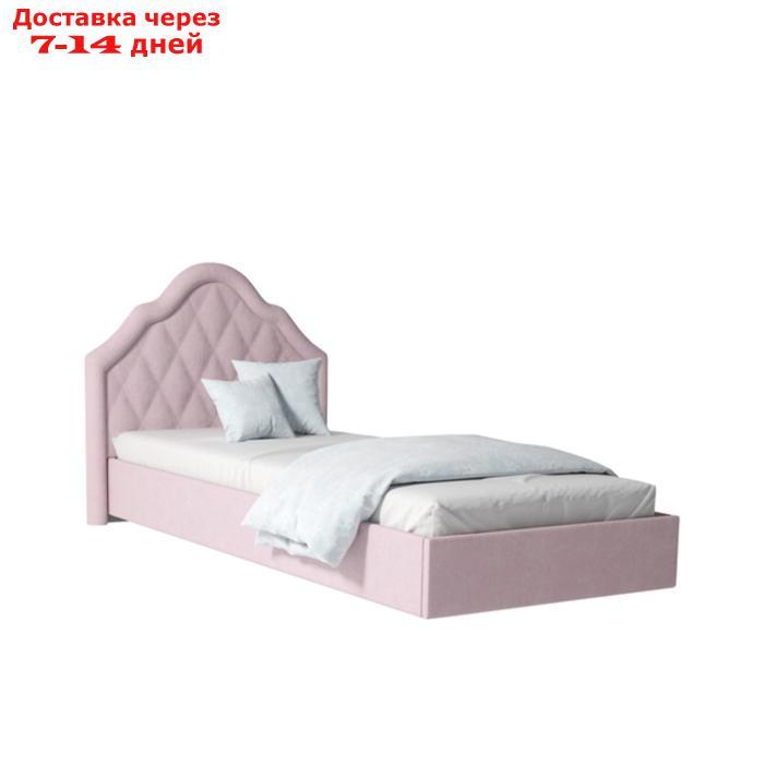 Кровать мягкая "Розалия №900.3М", 2000 × 900 мм, цвет розовый - фото 1 - id-p226960486