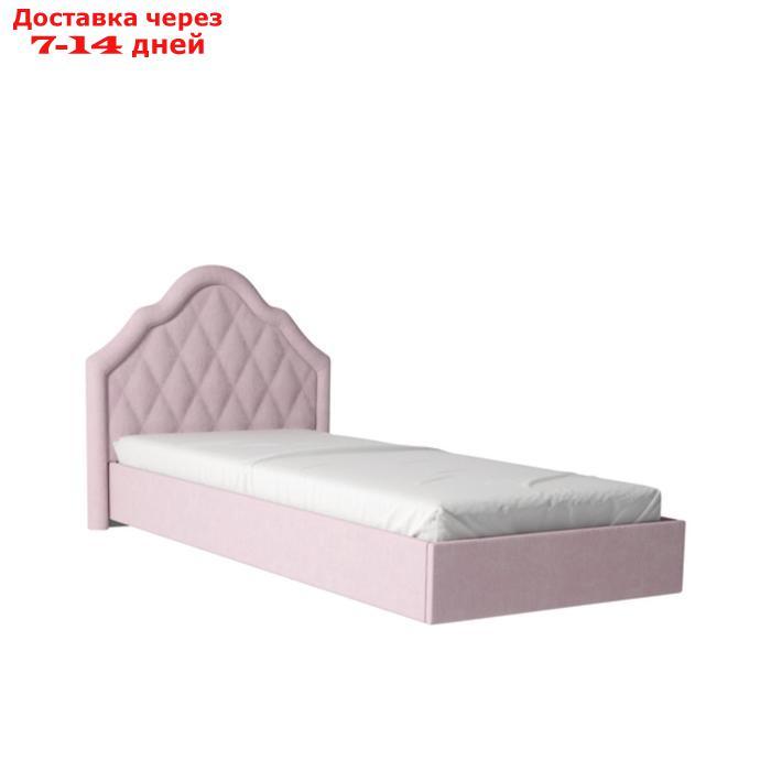 Кровать мягкая "Розалия №900.3М", 2000 × 900 мм, цвет розовый - фото 2 - id-p226960486
