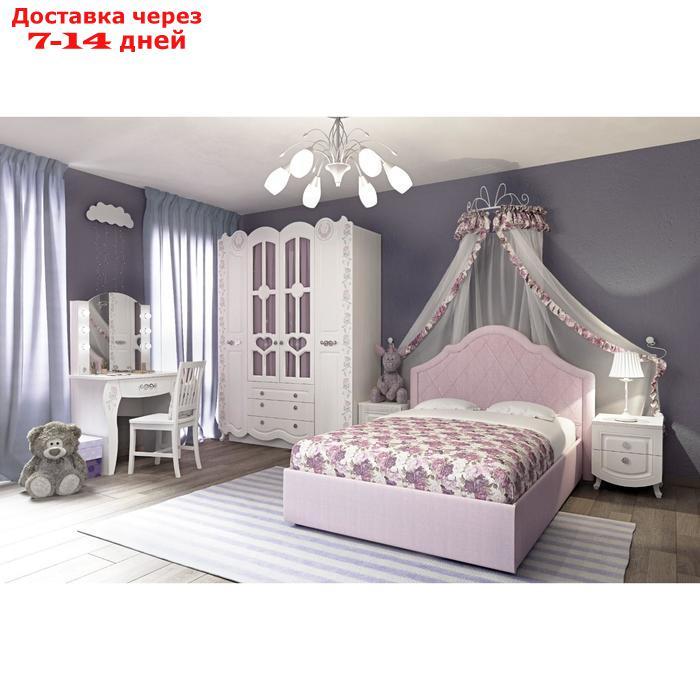 Кровать мягкая "Розалия №900.3М", 2000 × 900 мм, цвет розовый - фото 3 - id-p226960486