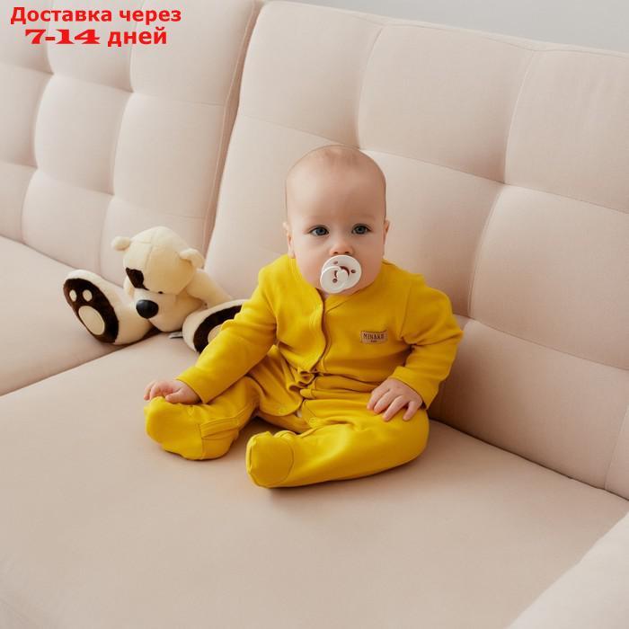 Комбинезон детский MINAKU, цвет жёлтый, рост 74-80 см - фото 2 - id-p227124104