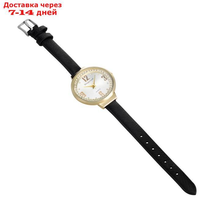 Часы наручные женские "Shengmeimk", ремешок из экокожи, черные - фото 6 - id-p227118110