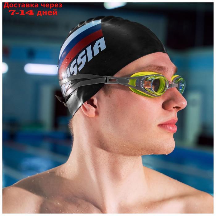 Очки для плавания+набор съемных перемычек, для взрослых, UV защита - фото 3 - id-p227126121