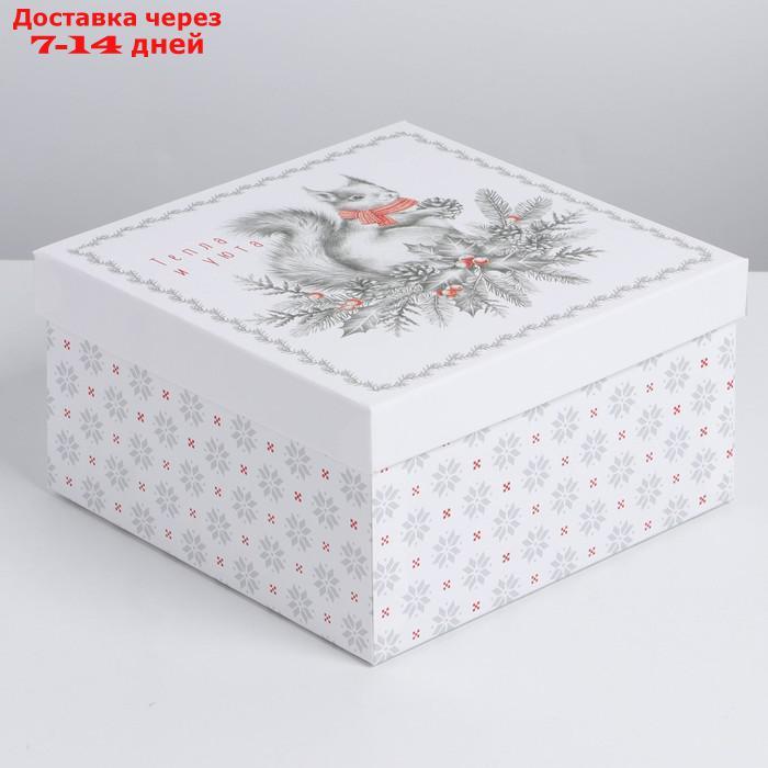 Набор подарочных коробок 3 в 1 "С Новым годом", 18 × 18 × 10 22 × 22 × 12 см - фото 6 - id-p227114777