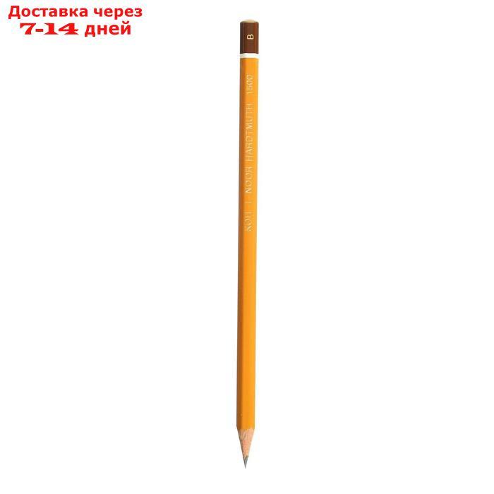Набор карандашей чернографитных 8 штук, Koh-i-Noor 1500 В-B8, в пакете с европодвесом - фото 3 - id-p227115844