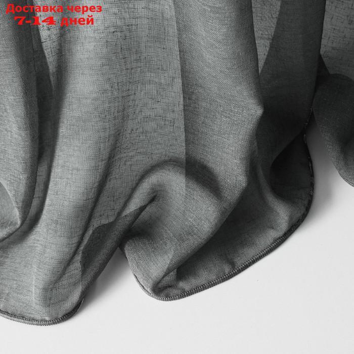 Портьера "Виви", размер 300 х 270 см, цвет серый - фото 3 - id-p226969267