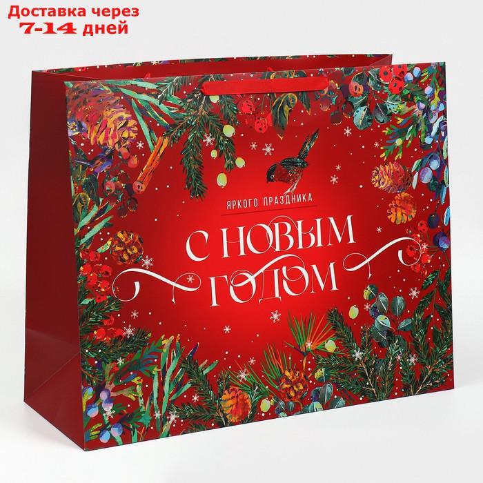 Пакет ламинированный горизонтальный "Новогодняя сказка", XL 49 × 40 × 19 см - фото 1 - id-p227114783