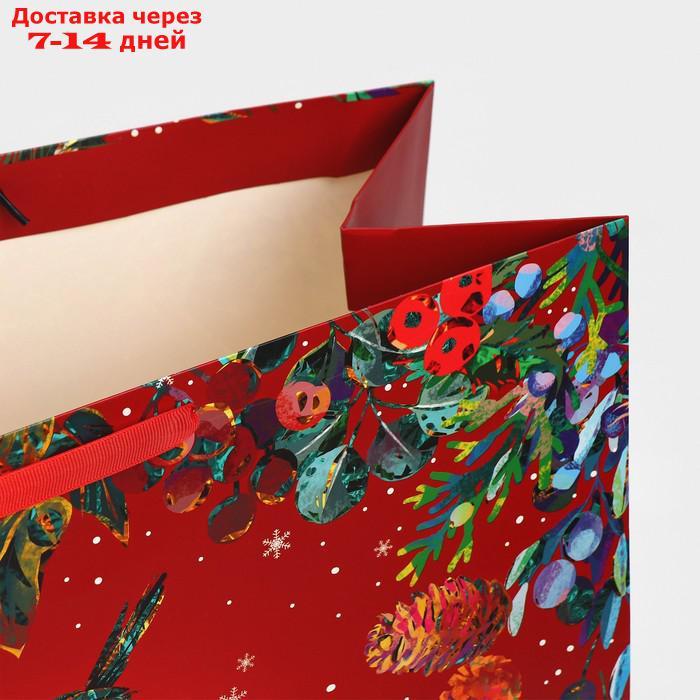 Пакет ламинированный горизонтальный "Новогодняя сказка", XL 49 × 40 × 19 см - фото 5 - id-p227114783