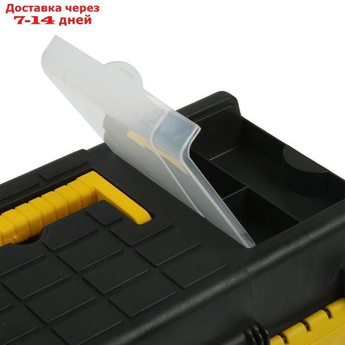 Ящик для инструмента TUNDRA, 19", 48.5х24.5х21.5 см, пластиковый, подвижной лоток, 2 орг-ра - фото 4 - id-p227096782