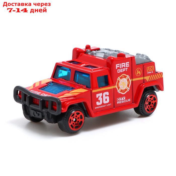 Набор металлических машин "Пожарная служба", 6 шт. - фото 2 - id-p227116987